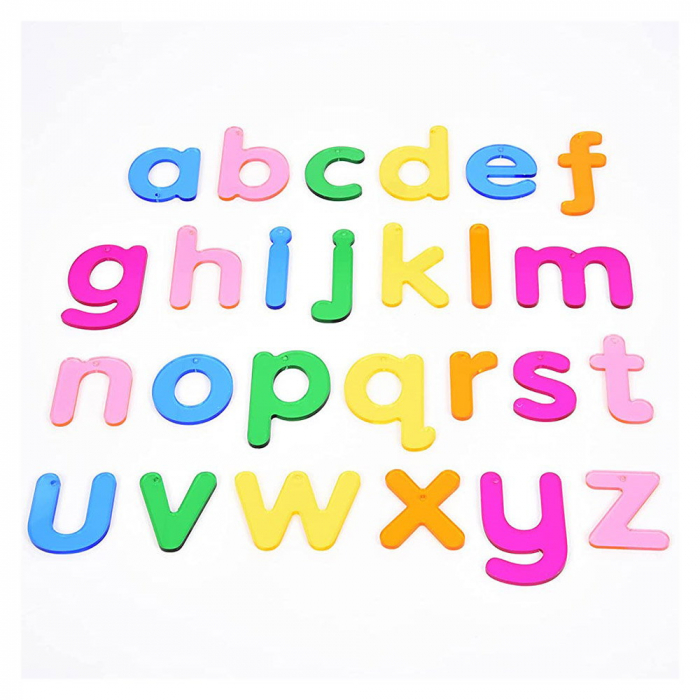 Rainbow Letters, set litere transparente, 26 buc., TickiT, 3-7 ani [1]
