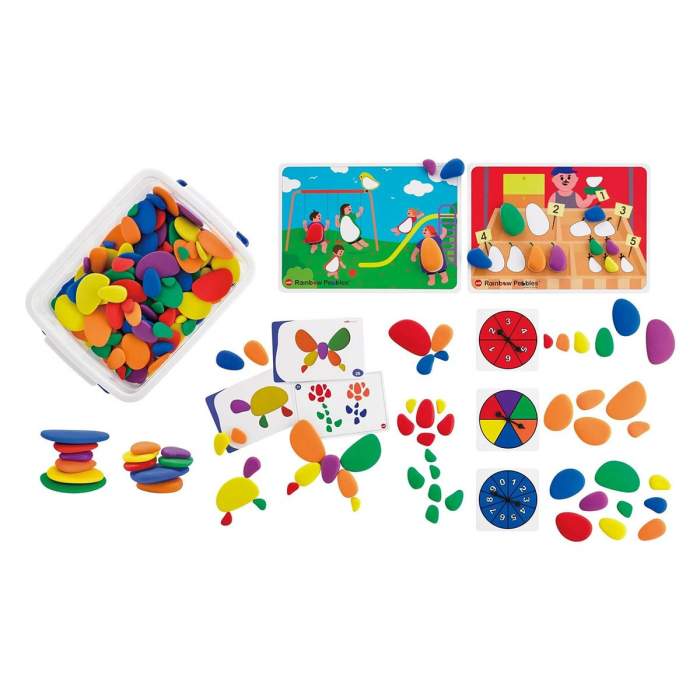 Rainbow Pebbles, Classroom Set, 299 piese, 3-9 ani [4]