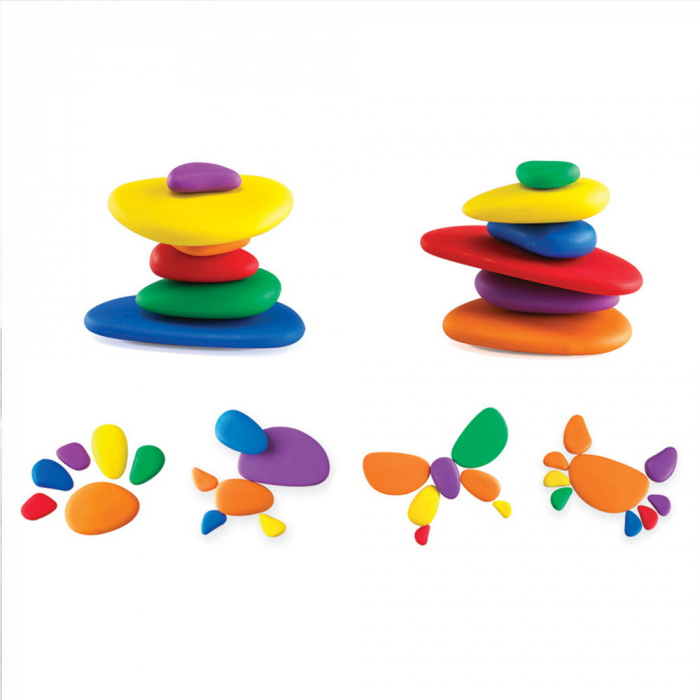 Rainbow Pebbles, set 36 pietricele cu activitati, 3-7 ani [4]