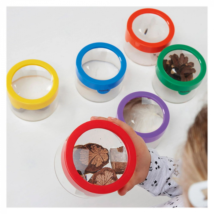 Rainbow Viewers, borcane cu lupa, set 6 piese, TickiT, 3-10 ani [3]