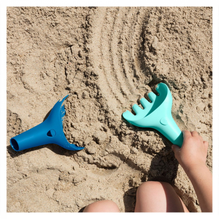 Raki, set pentru plaja si gradina, albastru, Quut Toys, 2-8 ani [1]