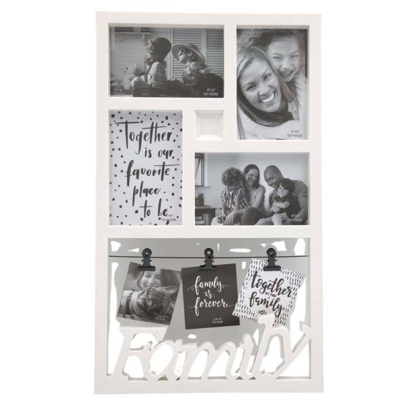 Rama foto, PVC, No.BB76, colaj foto "Family" [3]