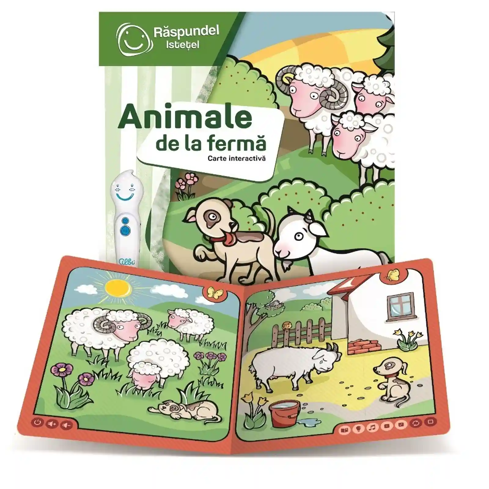 Raspundel Istetel carte Animale de la ferma, Romana [2]