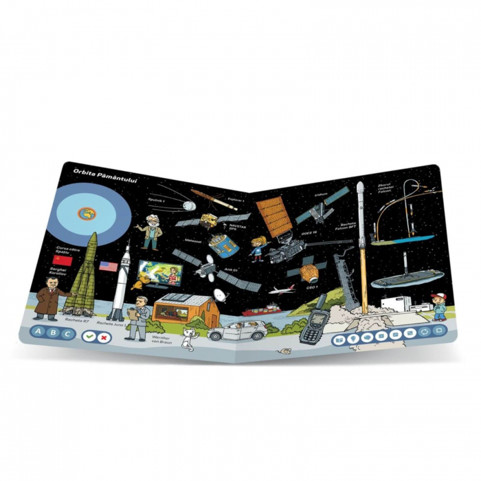 Carte vorbitoare Raspundel Istetel - Calatorie in Univers [2]