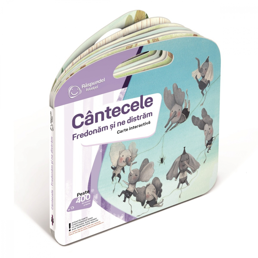 Raspundel Istetel, carte Cantecele - Fredonam si ne distram varsta 2-3ani ,3-5ani ,5-7ani, Unisex [3]