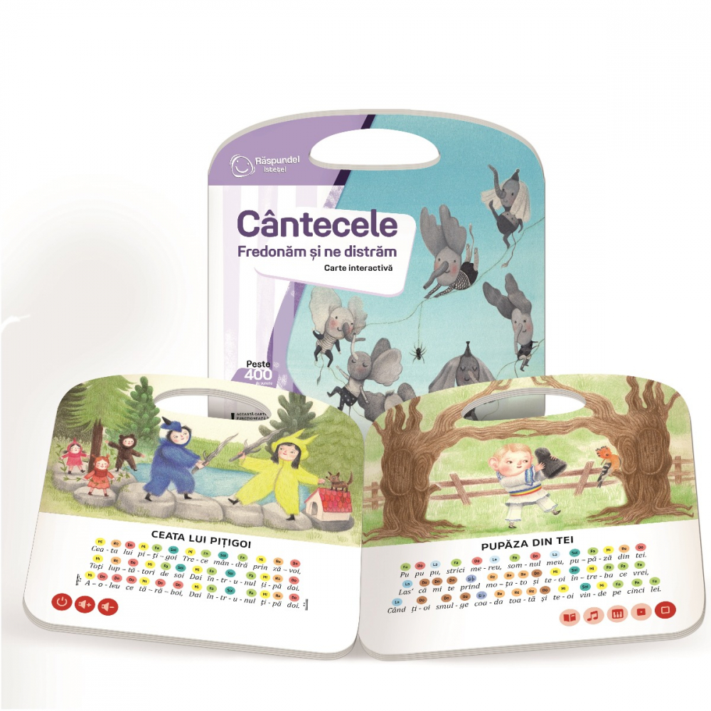 Raspundel Istetel, carte Cantecele - Fredonam si ne distram varsta 2-3ani ,3-5ani ,5-7ani, Unisex [2]