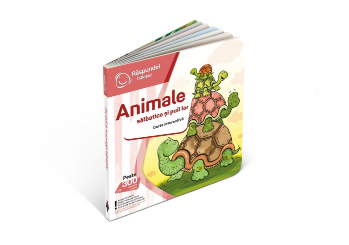 Raspundel istetel carte interactiva animalele salbatice si puii lor [4]