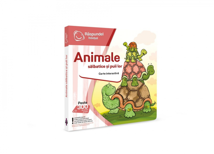 Raspundel istetel carte interactiva animalele salbatice si puii lor [2]