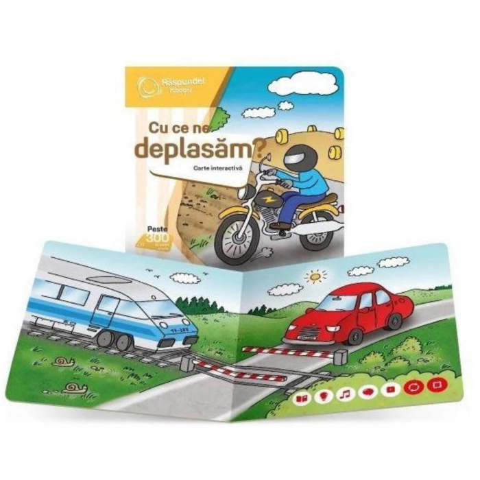 Carte vorbitoare Raspundel Istetel - Cu ce ne deplasam? [2]