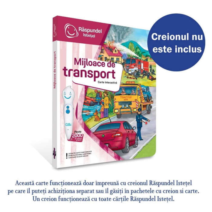 Carte vorbitoare Raspundel Istetel - Mijloace de Transport [6]