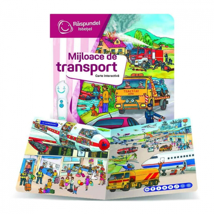 Carte vorbitoare Raspundel Istetel - Mijloace de Transport [4]