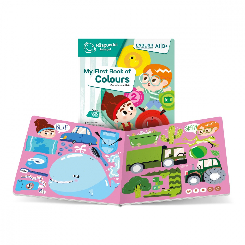 Raspundel Istetel, carte My first book of colors English varsta 3-5ani ,5-7ani, Unisex [2]