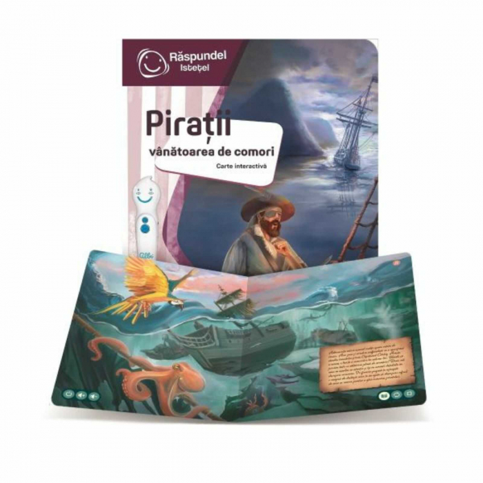 Carte Interactiva - Pirati, Vanatoarea de Comori, Raspundel Istetel [2]