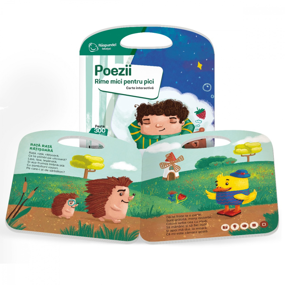 Raspundel Istetel, carte Poezii - Rime mici pentru pici varsta 2-3 ani ,3-5ani ,5-7ani, Unisex [2]