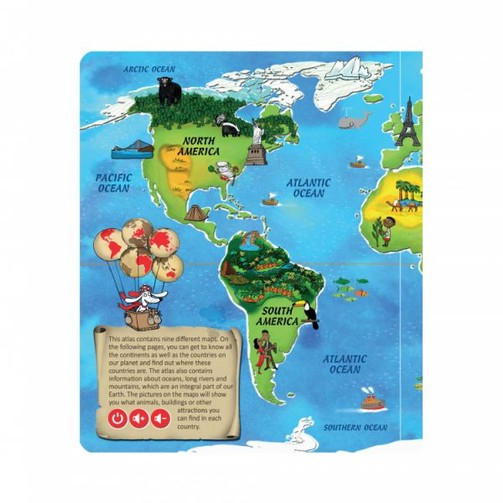 Raspundel Istetel, carte World Atlas (limba engleza) varsta 6-7 ani ,7-9 ani ,9-12 ani, Unisex [3]