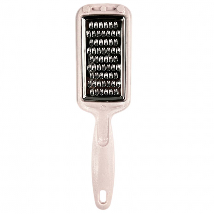 Razatoare cu maner ergonomic si agatatoare, lama inox, Roz [2]