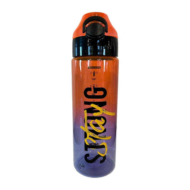 Recipient scolar Noki T-0100, 550ml, pentru lichide, diverse culori fluorescente, push cu siguranta si capac protectie [2]