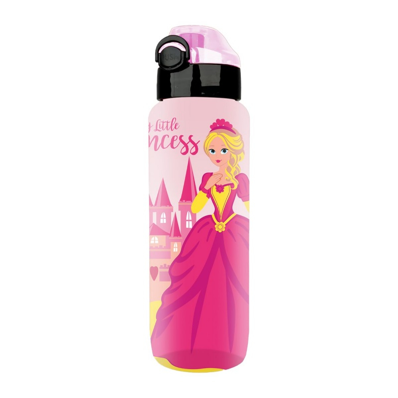 Recipient scolar Noki T-0101, 550ml, pentru lichide, diverse culori pale, push cu siguranta si capac protectie [3]