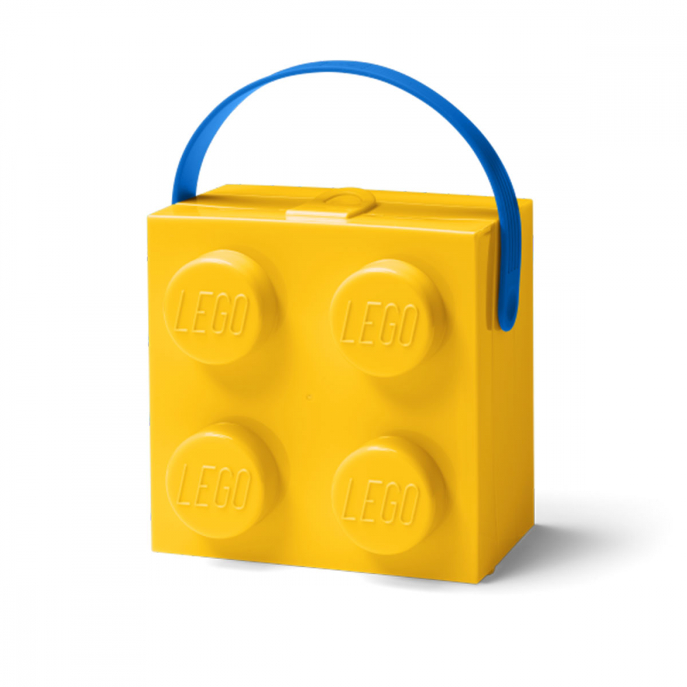 Cutie pentru sandwich LEGO 2 x 2 - galben, Recipiente alimentare [1]