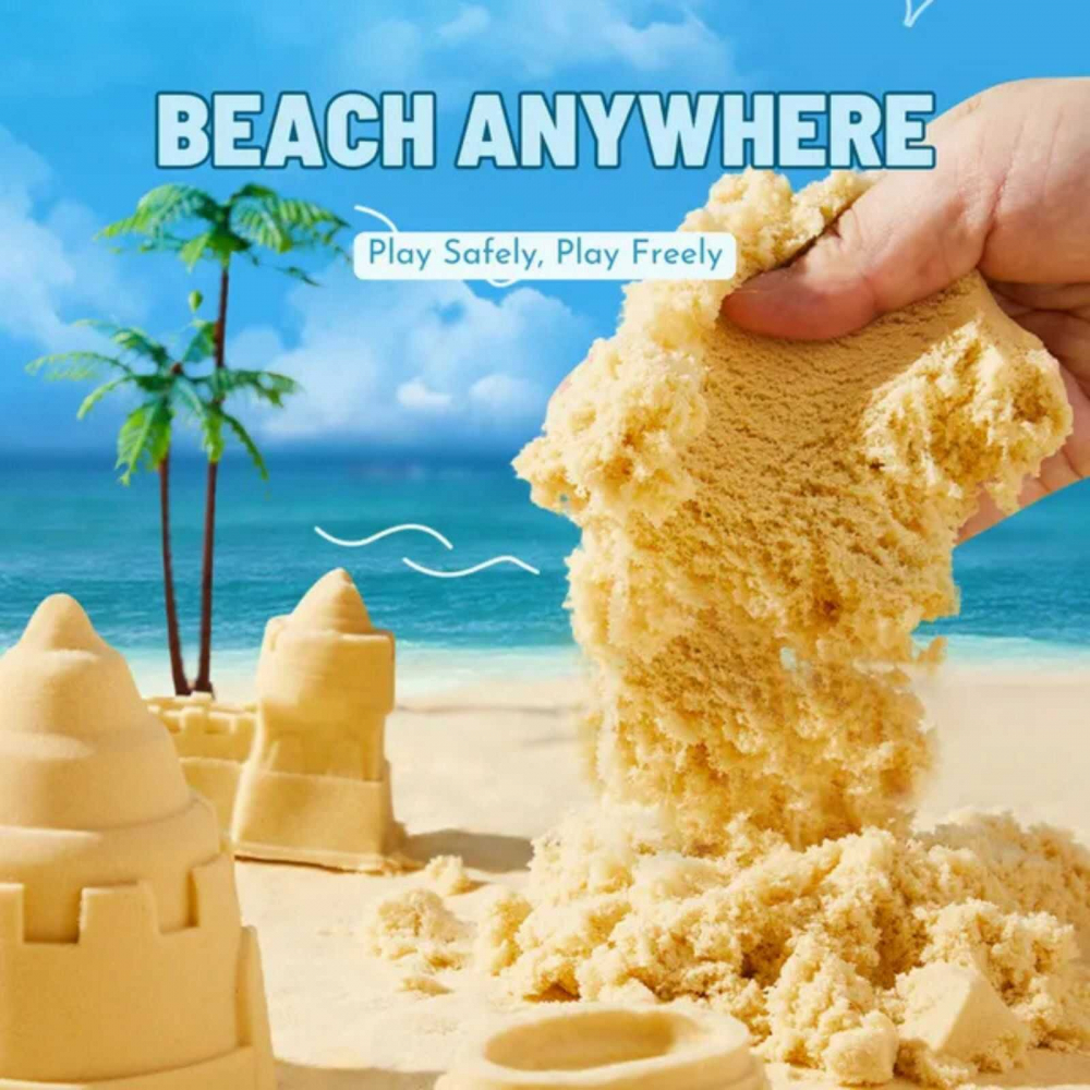 Rezervă Nisip Kinetic Magic Sand MiDeer, 500g – Nisip Hidrofob Modelabil [3]
