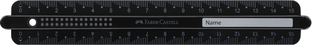 Rigla 15cm dots faber-castell [5]