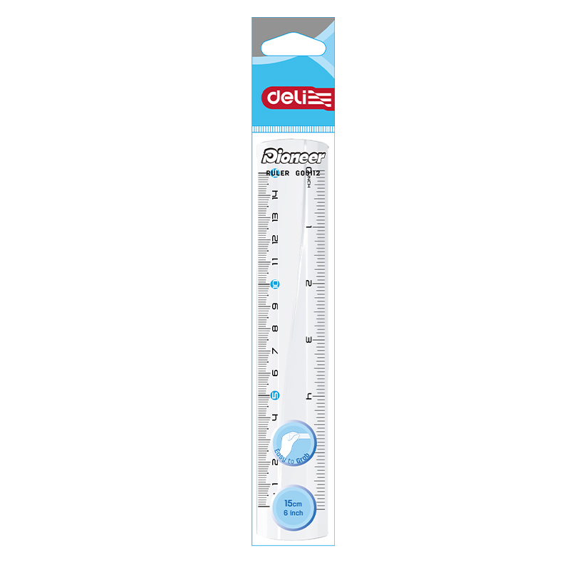 Rigla 15cm transparenta deli [2]