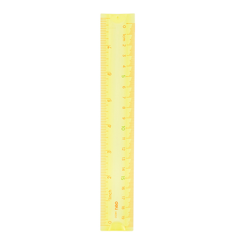 Rigla 20cm multicolora flexibila deli [4]