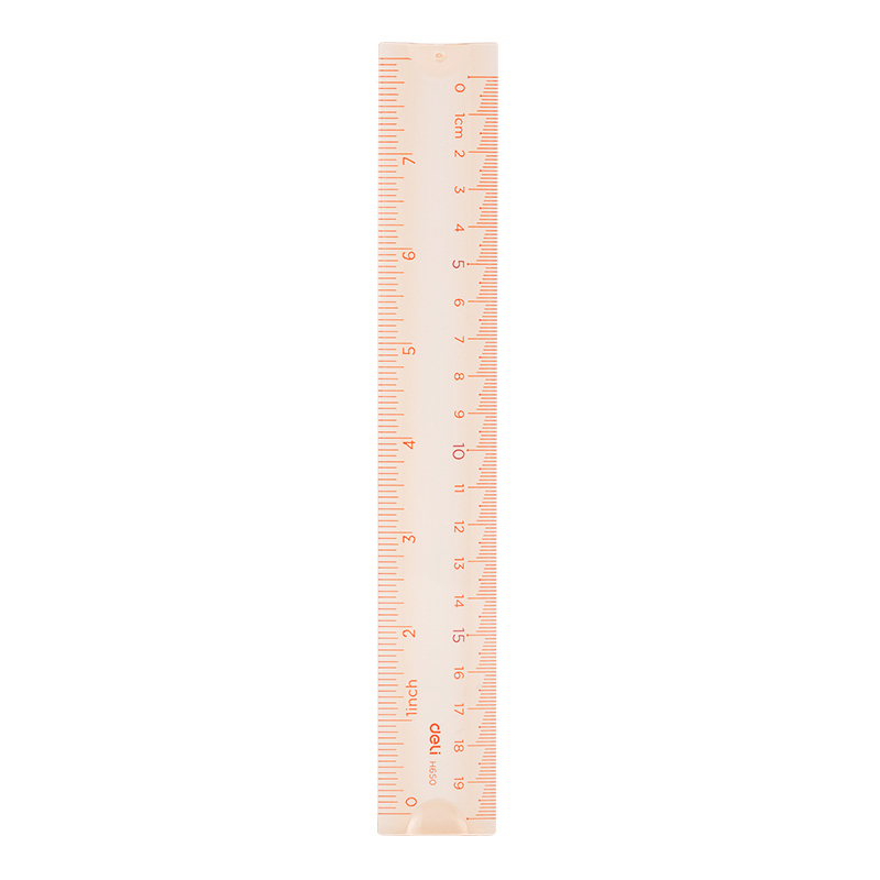 Rigla 20cm multicolora flexibila deli [3]