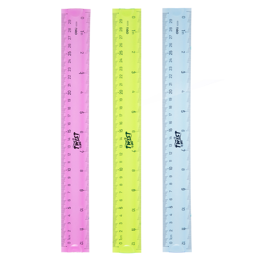 Rigla 30cm flexibila color deli [2]