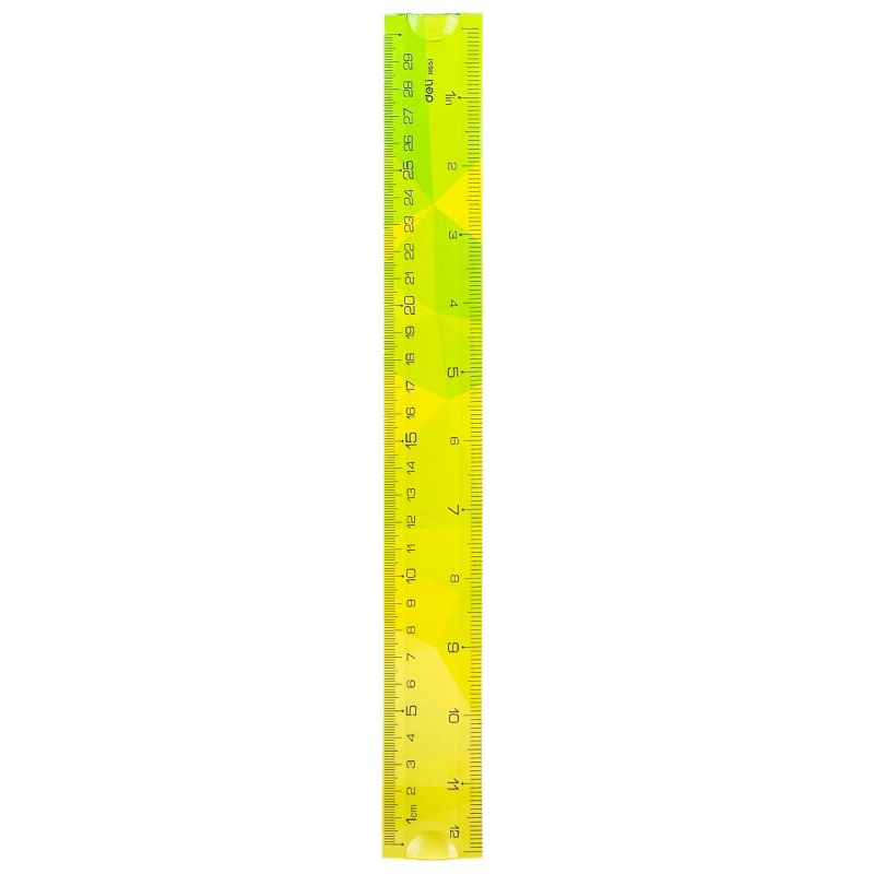 Rigla 30cm multicolora flexibila deli [3]
