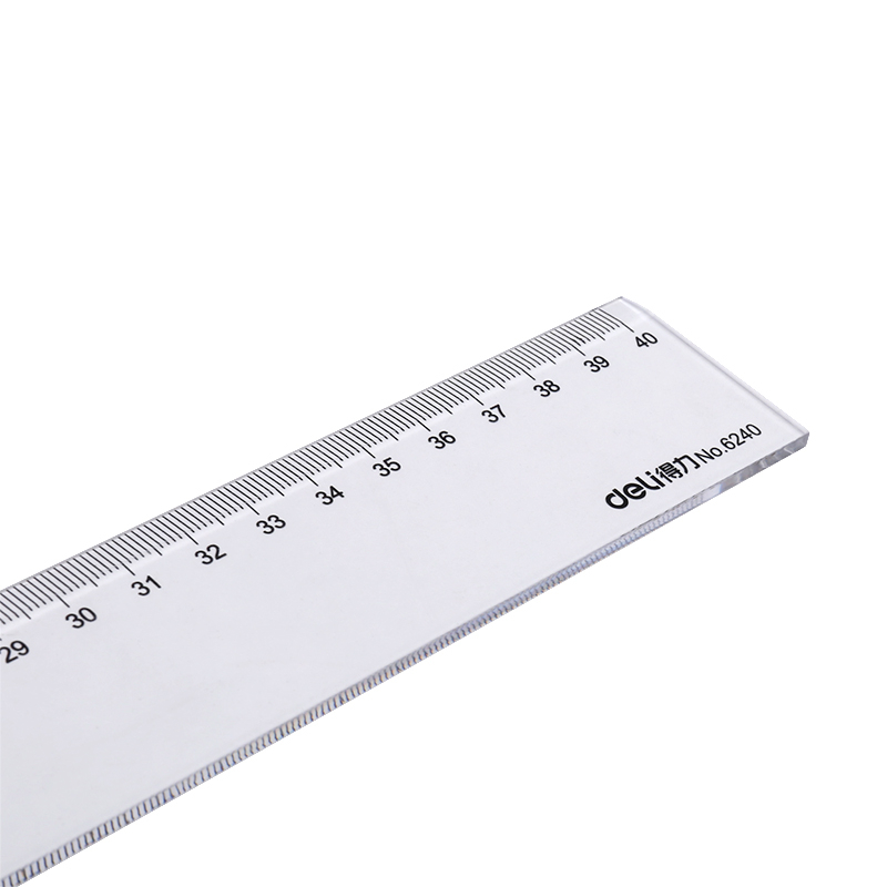 Rigla 40cm transparenta deli [5]