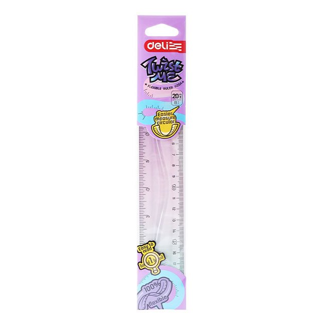 Rigla flexibila 20 cm twist me color deli [2]