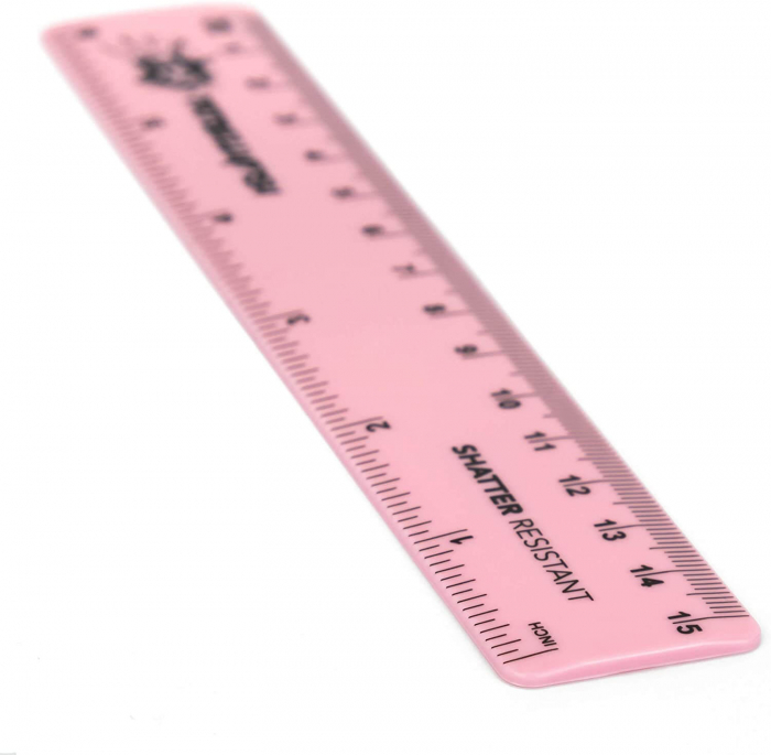 Rigla 15 cm din plastic colorat instrument folosit la geometrie [2]