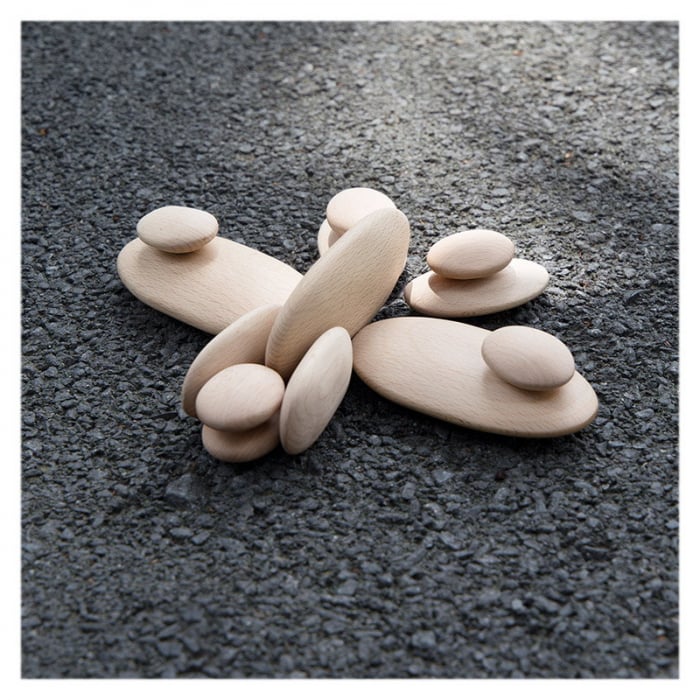 River Stones joc de stivuit cu carduri, Guidecraft, 2-9 ani [6]