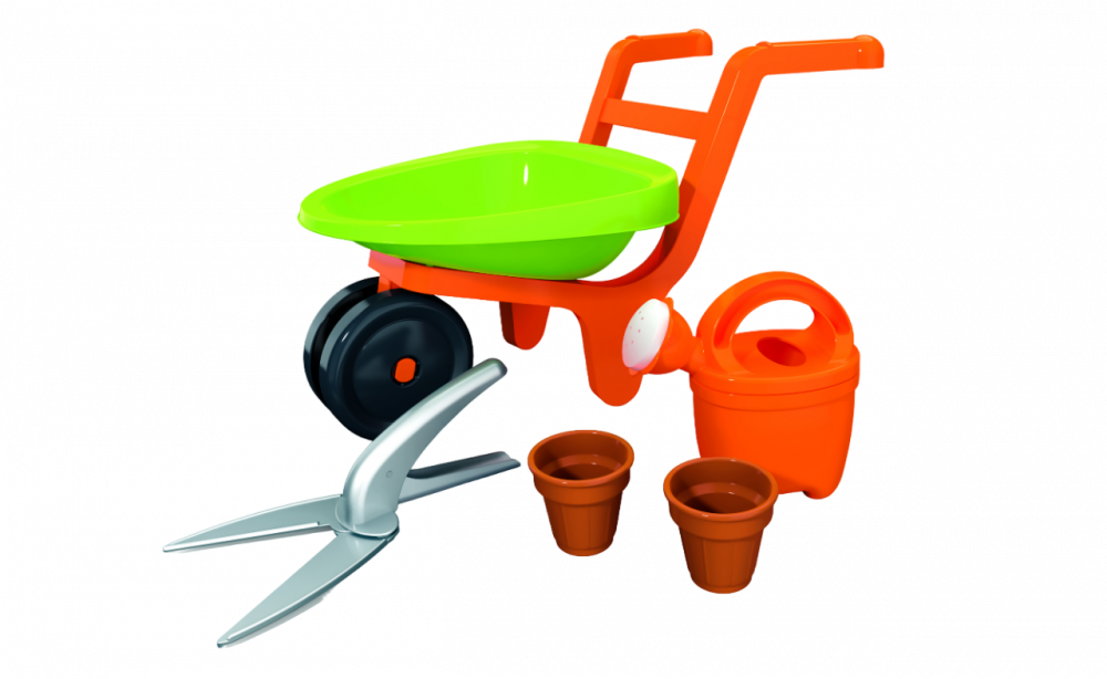 Roaba de jucarie cu unelte de gradinarit Design Giardino [1]