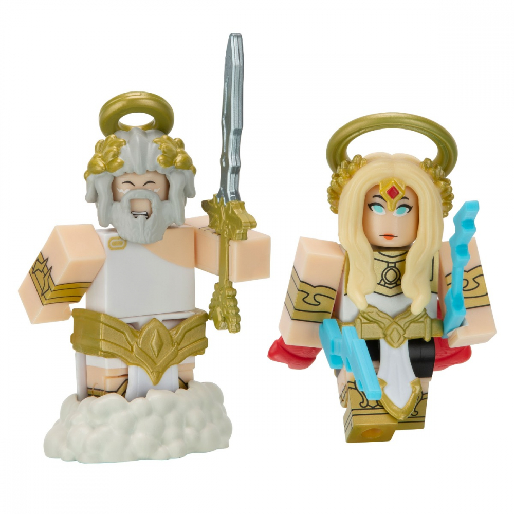 Roblox Celebrity - Pachet cu 2 figurine, Kingdom Simulator: Thunder Saint & Sword Saint varsta 5-7 ani ,7-9 ani, Baieti [2]