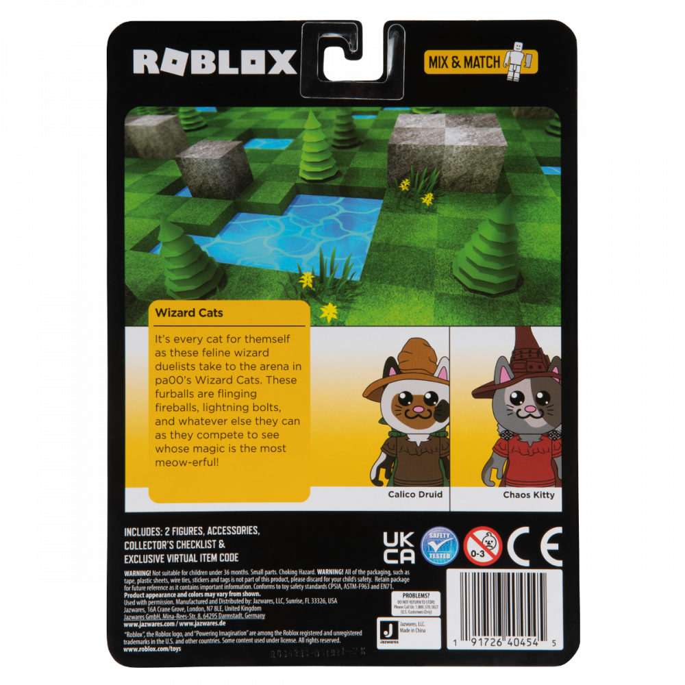 Roblox Celebrity - Pachet cu 2 figurine, Mage Cat: Mayhem varsta 5-7 ani ,7-9 ani, Baieti [4]