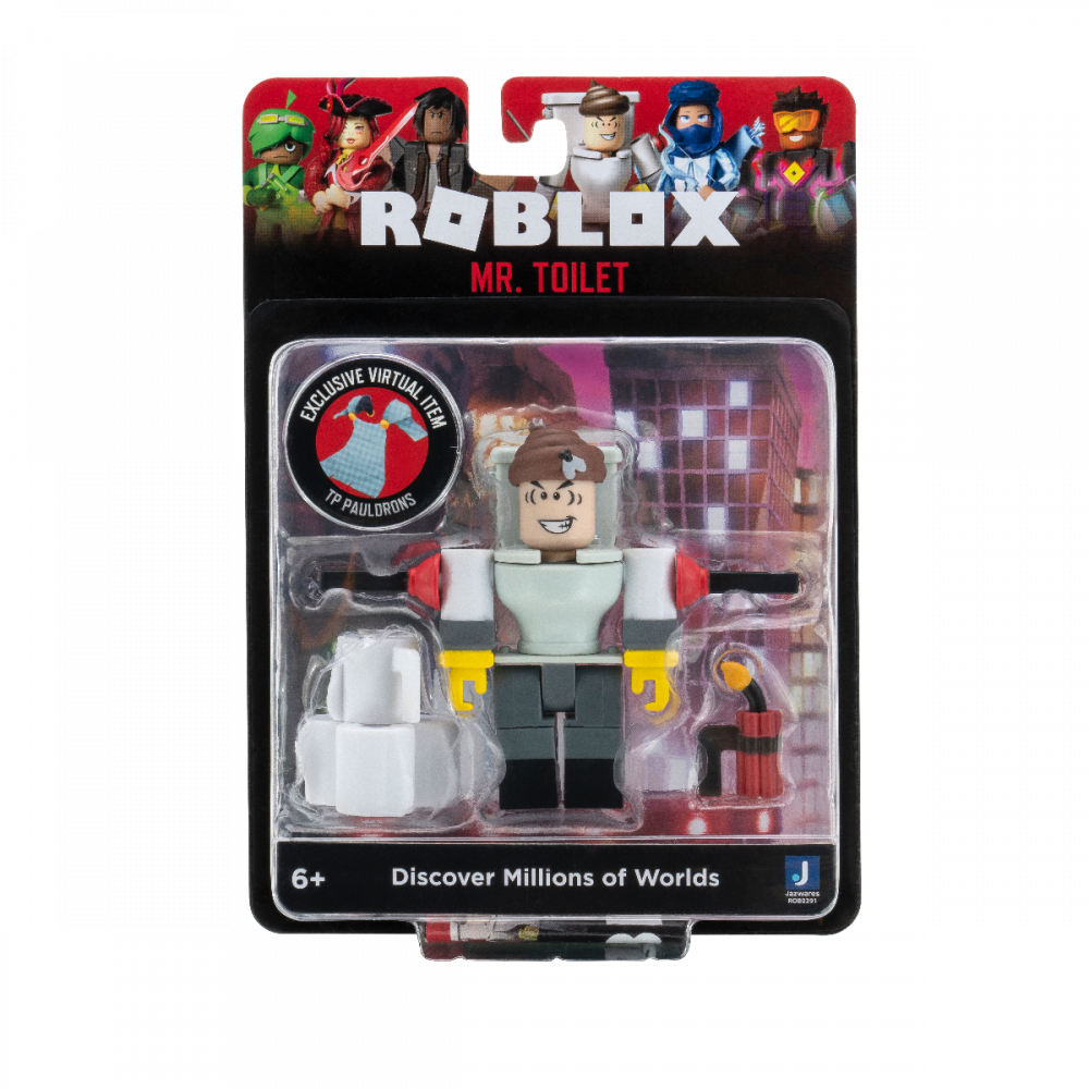 Roblox - Figurina blister, Mr. Toilet, S9 varsta 5-7 ani ,7-9 ani, Baieti [1]