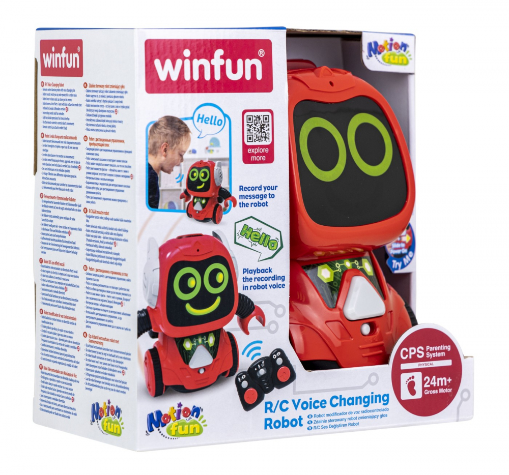 Robotel interactiv pentru bebelusi, winfun, varsta de la 2 ani la 4 ani [7]