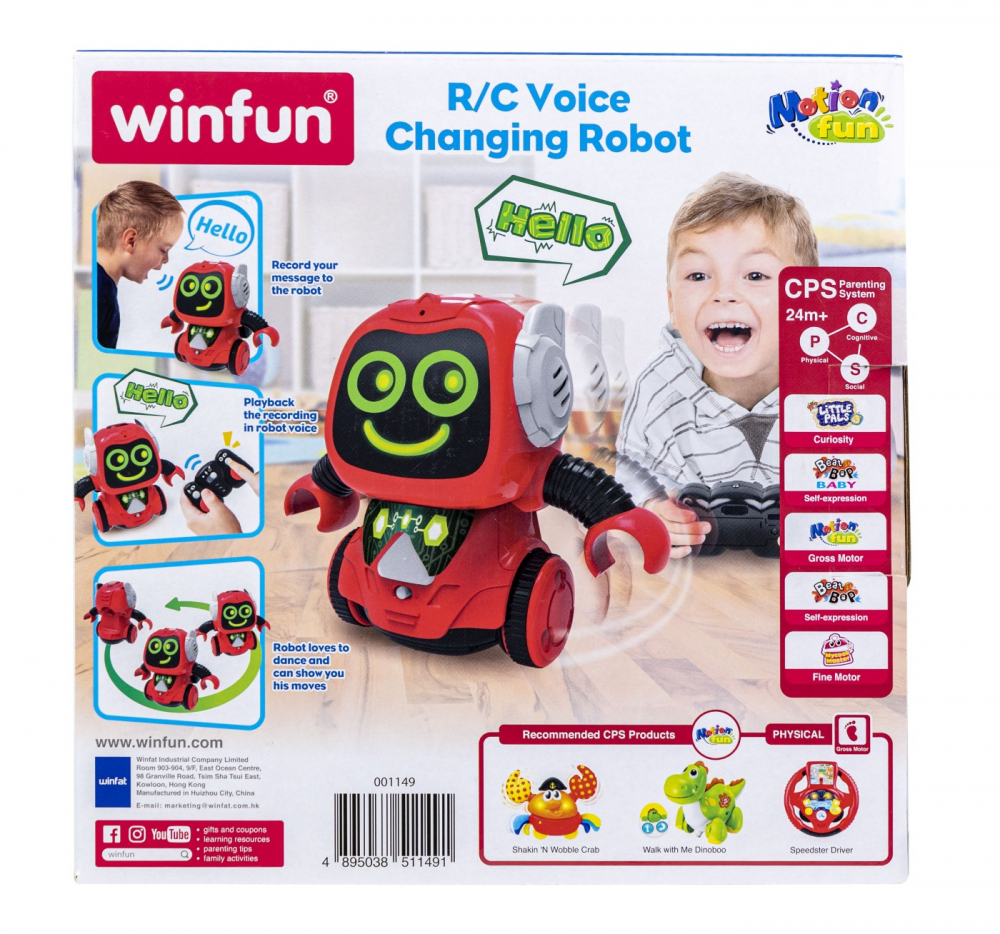 Robotel interactiv pentru bebelusi, winfun, varsta de la 2 ani la 4 ani [8]