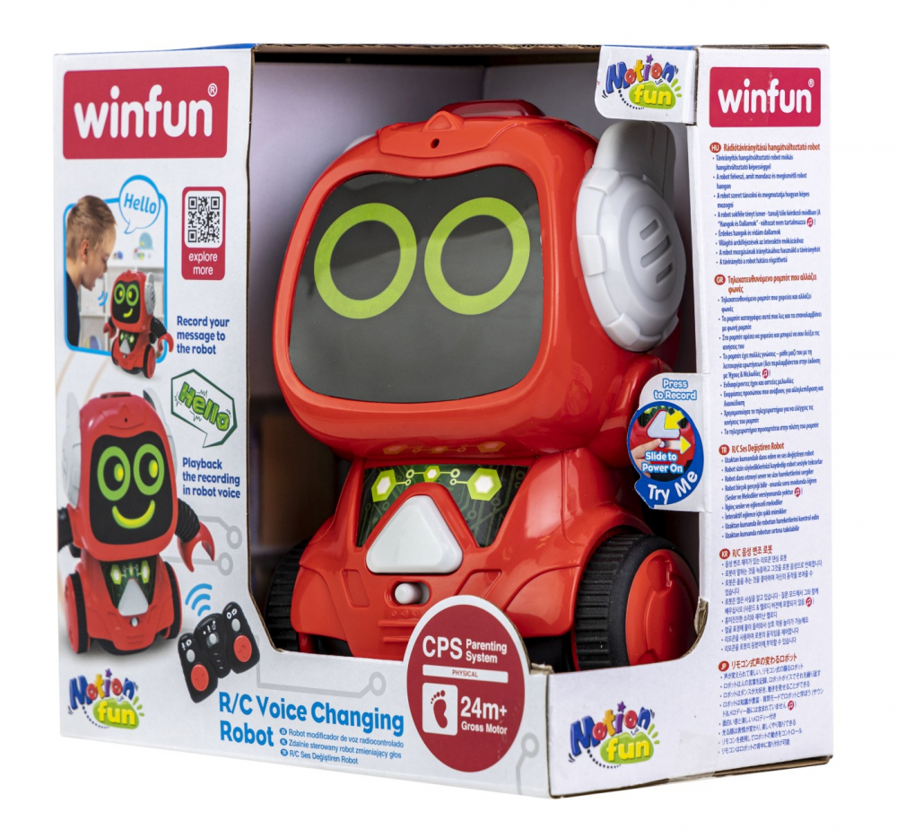 Robotel interactiv pentru bebelusi, winfun, varsta de la 2 ani la 4 ani [6]