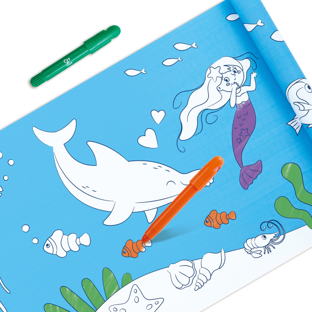 Rola de hartie, adeziva - Ocean 40 x 520 cm varsta 3 ani+,6 ani+,8 ani+ [6]