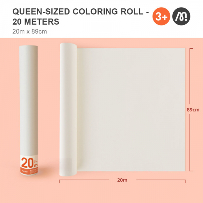 Rola de hartie pentru pictura si desen, 20 m - Micostore.ro [2]