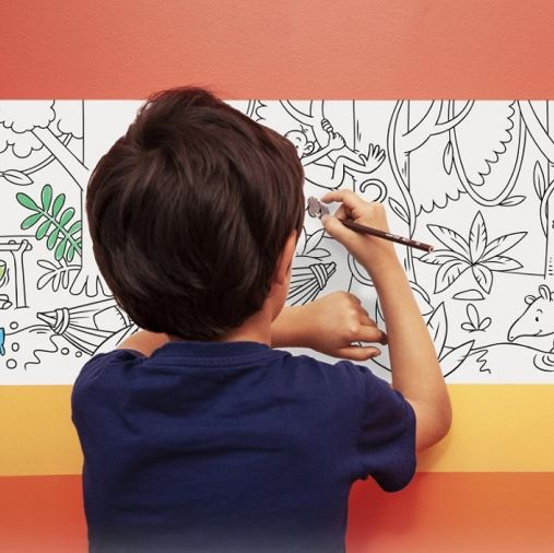 Desene de colorat in rola ⭐ Hartie de colorat 2 m lungime [3]