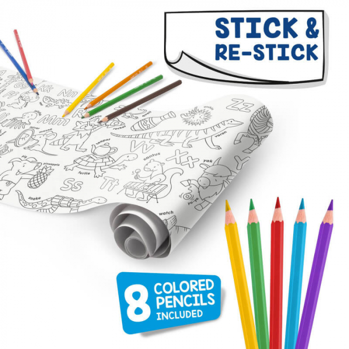 Desene de colorat in rola ⭐ Hartie de colorat 2 m lungime [3]
