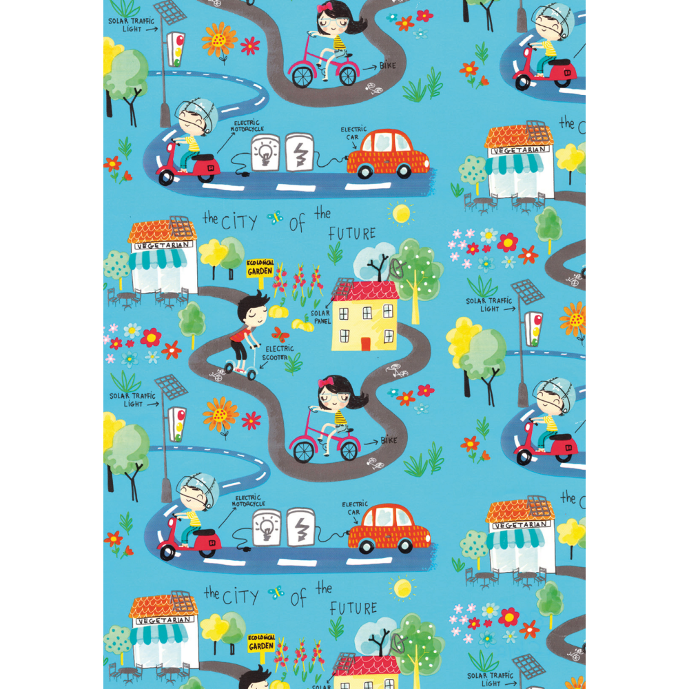 Role hartie ambalat - Bambino, 65 g/m2, 70 x 200 cm (30 role/display) varsta 6 ani+,8 ani+ [2]