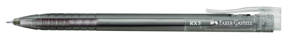 Roller 0.5mm semi-gel cu mecanism negru rx5 faber-castell [2]