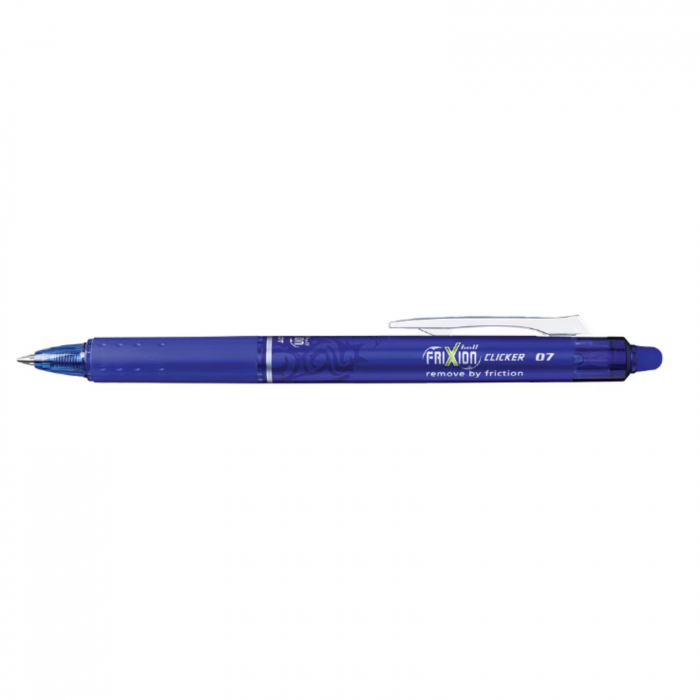 Pix PILOT, Roller 0.7 mm, FriXion Clicker, Albastru, cerneala care se sterge [3]