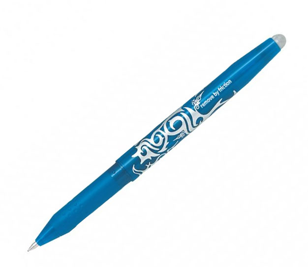 Roller 0.7mm albastru deschis frixion pilot [2]