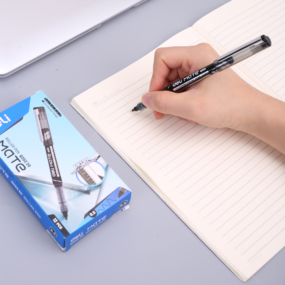 Roller free ink 0.5mm negru deli [4]
